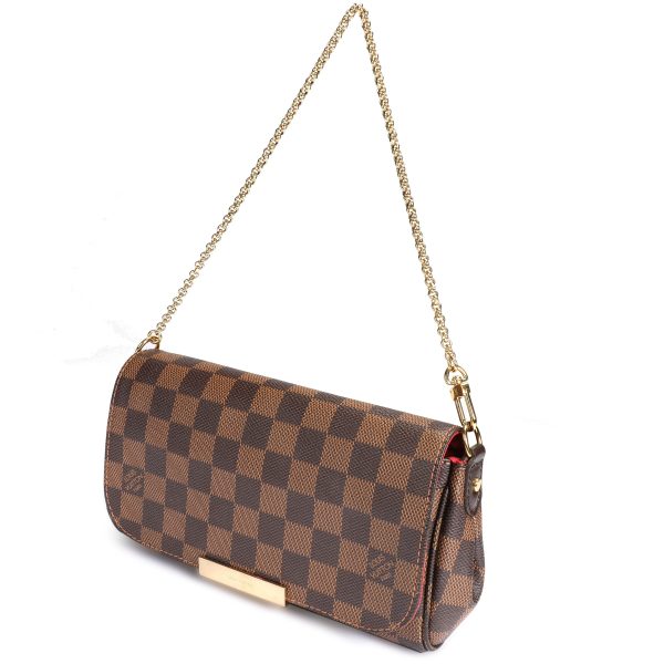 106895 sv Louis Vuitton Damier Ebene Favorite PM