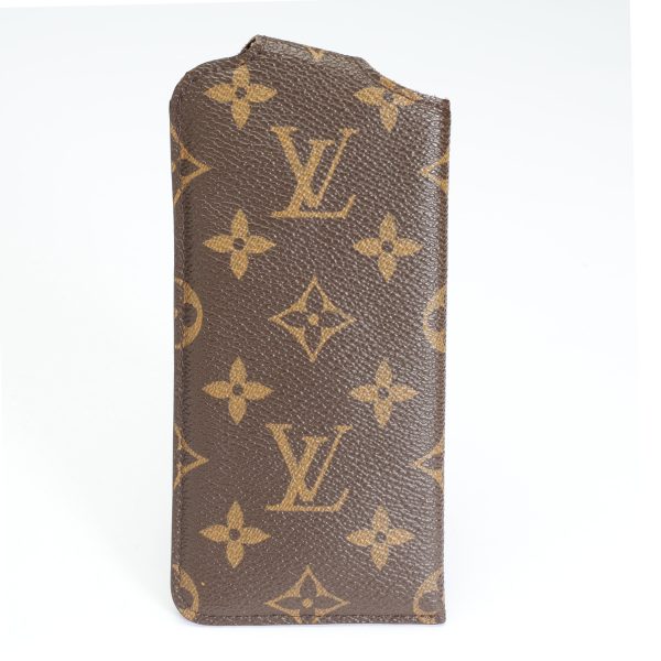 106921 pv Louis Vuitton Monogram Canvas Etui a Lunettes PM Glasses Case