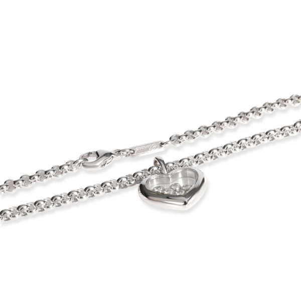 106983 clasp Chopard Happy Diamonds Necklace in 18K White Gold 025 CTW