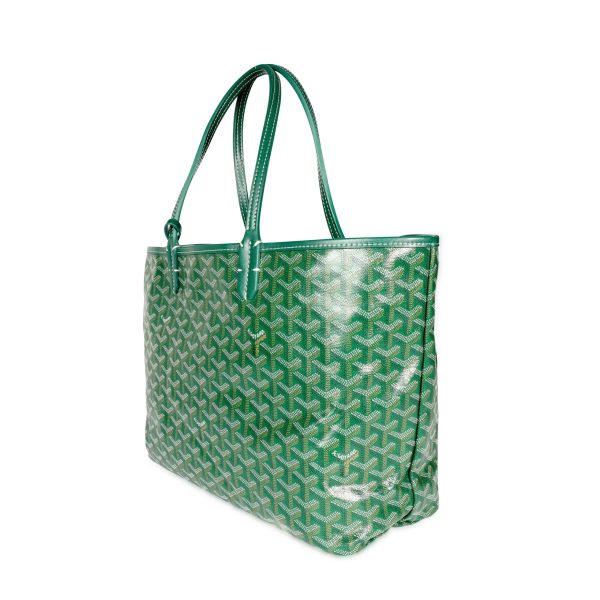 106987 sv Goyard Green Goyardine Saint Louis PM Tote