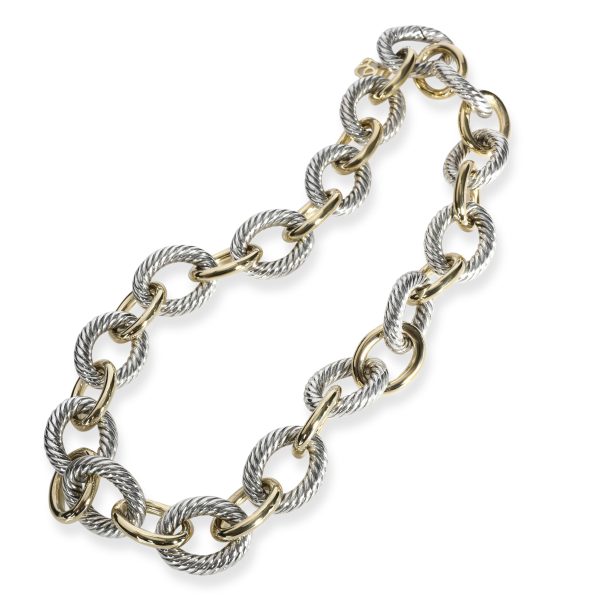 107050 pv 0892e046 955c 4b8d a159 e643965d86af David Yurman Cable Chain Necklace in 18K Yellow Gold Sterling Silver