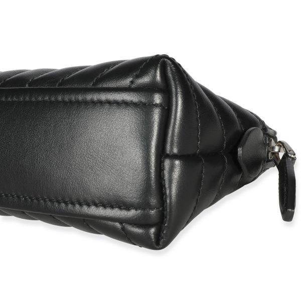 107055 box Prada Black Leather Diagramme Wristlet