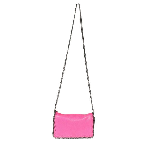 107169 bv Stella McCartney Hot Pink Shaggy Deer Falabella Crossbody Bag