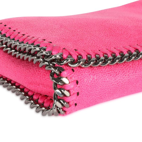 107169 clasp Stella McCartney Hot Pink Shaggy Deer Falabella Crossbody Bag