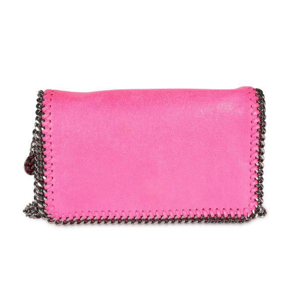 107169 fv Stella McCartney Hot Pink Shaggy Deer Falabella Crossbody Bag