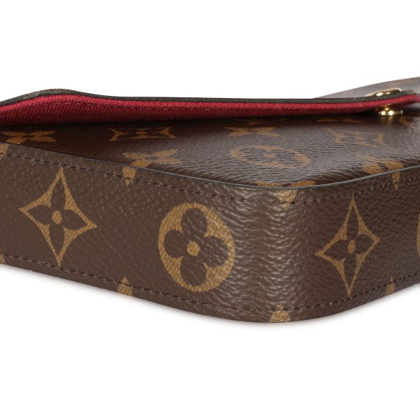 107364 clasp Louis Vuitton Monogram Canvas Félicie Pochette