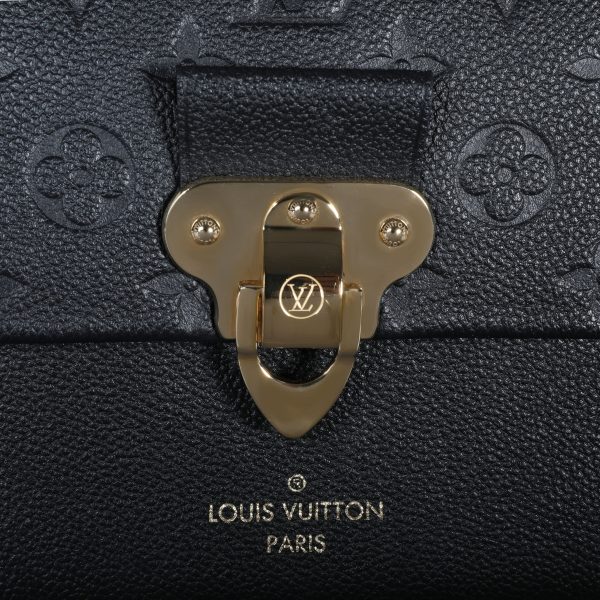 107404 ad2 Louis Vuitton Black Monogram Empreinte Vavin MM