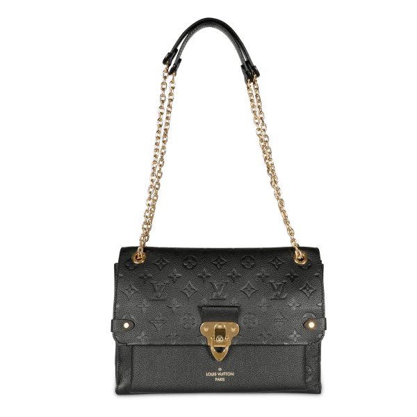 107404 fv Louis Vuitton Black Monogram Empreinte Vavin MM