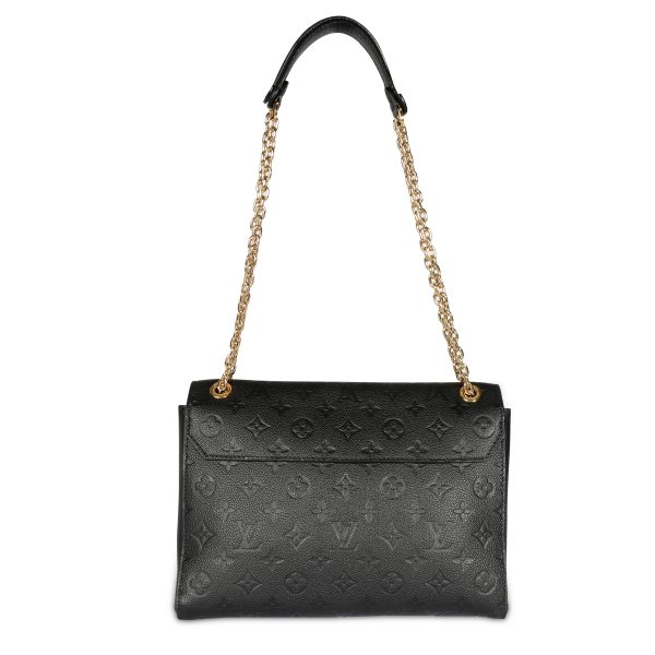 107404 pv Louis Vuitton Black Monogram Empreinte Vavin MM