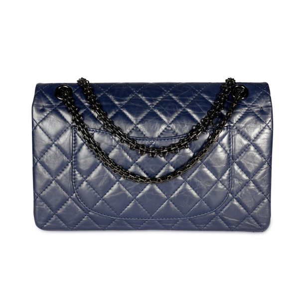 107405 pv efcd45db 246c 4aaa 90ee 5c7348c02a66 Chanel Navy Quilted Aged Calfskin 255 Reissue 226 Bag