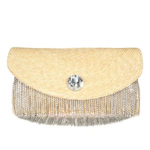 107460 fv Balenciaga Clutch Bag Beige