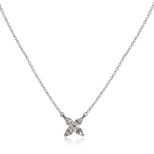 107654 fv Tiffany Co Victoria Diamond Necklace in Platinum 032 CTW