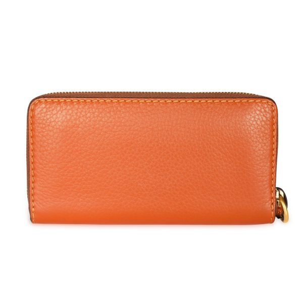 107740 pv b8ddf4c0 0b25 426d 8eb4 d8d1b7250be2 Chloé Tan Leather Marcie Wristlet Wallet