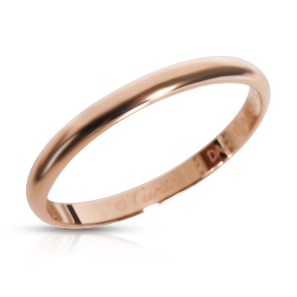 107783 av Cartier 1895 Wedding Band in 18K Rose Gold 25mm