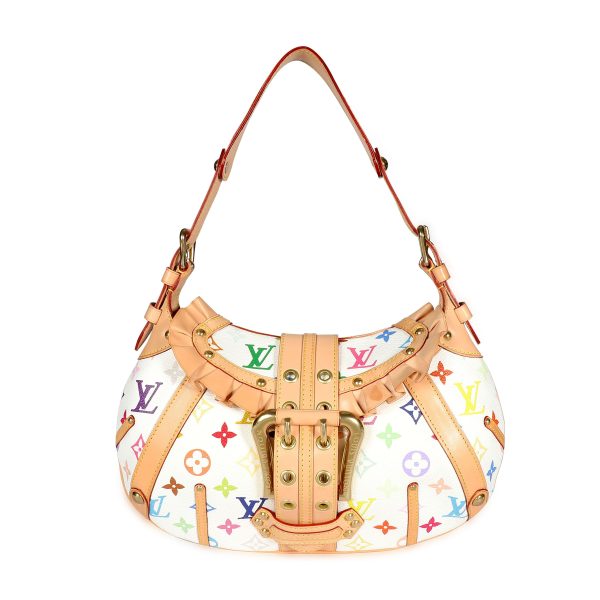 107866 fv 82293675 aec3 4349 9bf0 a49233f2aa3c Louis Vuitton x Takashi Murakami White Monogram Multicolore Leonor Bag