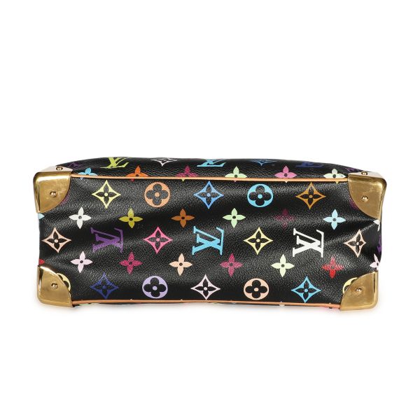 107868 stamp 39b49ffe 241e 47b4 98ec 4008e75abf27 Louis Vuitton x Takashi Murakami Black Monogram Multicolore Trouville