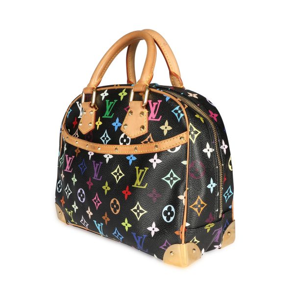 107868 sv 938bc30f f905 43ac 9fec 1e1688c168c6 Louis Vuitton x Takashi Murakami Black Monogram Multicolore Trouville