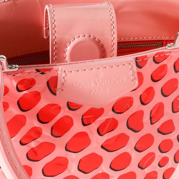 107907 ad2 Louis Vuitton Limited Edition Sugar Poppy Vernis Jungle Dots Tote