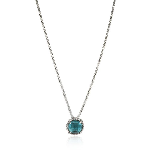 107921 fv 4df01f56 7e96 4d30 826c b1f401d5ee7d David Yurman Chatelaine Blue Topaz Necklace in Sterling Silver