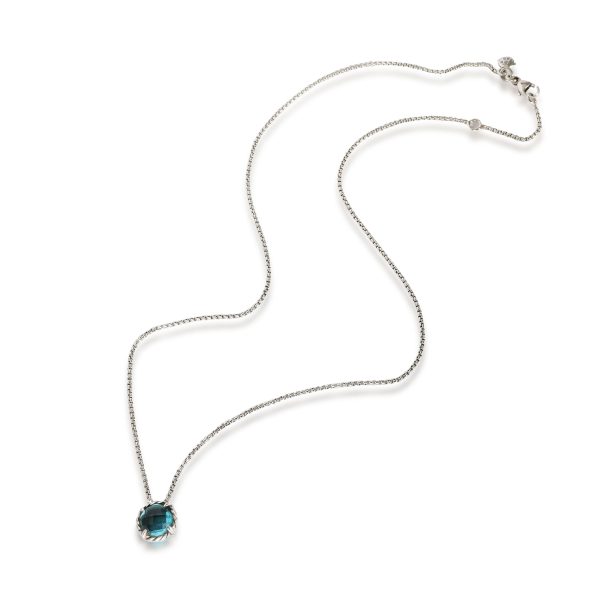 107921 pv d7e5ad7c 4d88 4605 acdc e22bc5eb69f9 David Yurman Chatelaine Blue Topaz Necklace in Sterling Silver