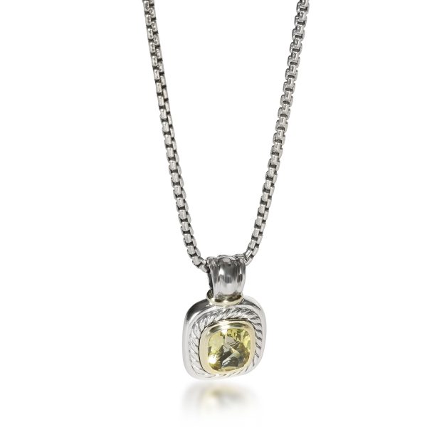 108055 fv 98c49b8c 832f 4714 ab9e 33845ea58737 David Yurman Albion Lemon Quartz Necklace in 14K Yellow GoldSterling Silver