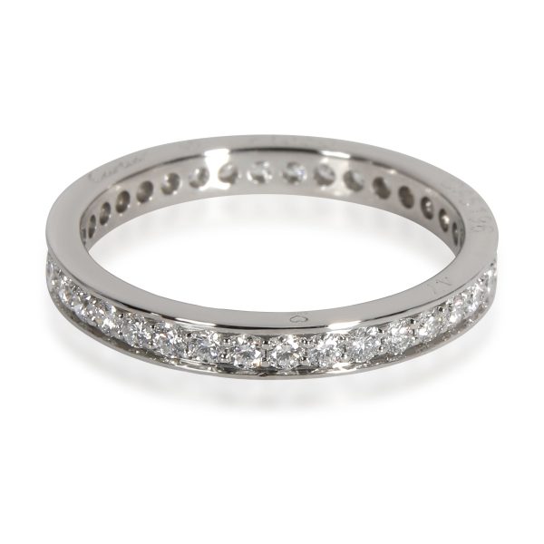 Platinum Wedding Band Cartier Ballerine Diamond Eternity Wedding Band in Platinum 050 CTW