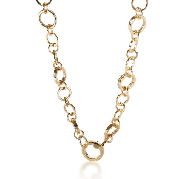 108215 fv 26fa35a0 66b2 4f73 aa5e 9221ce5bfc8c Tiffany Co Circle Link Chain Necklace in 18K Yellow Gold