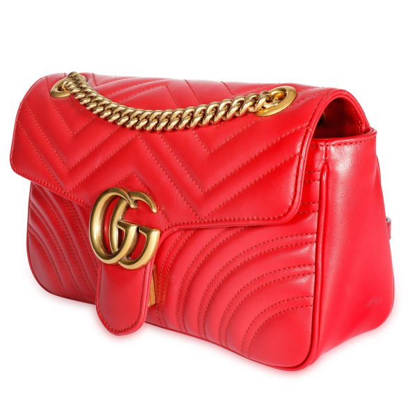 108280 sv 4ba93331 3c01 497a 9776 213e1ca1d16d Gucci Hibiscus Red Matelass√© Leather GG Marmont Shoulder Bag