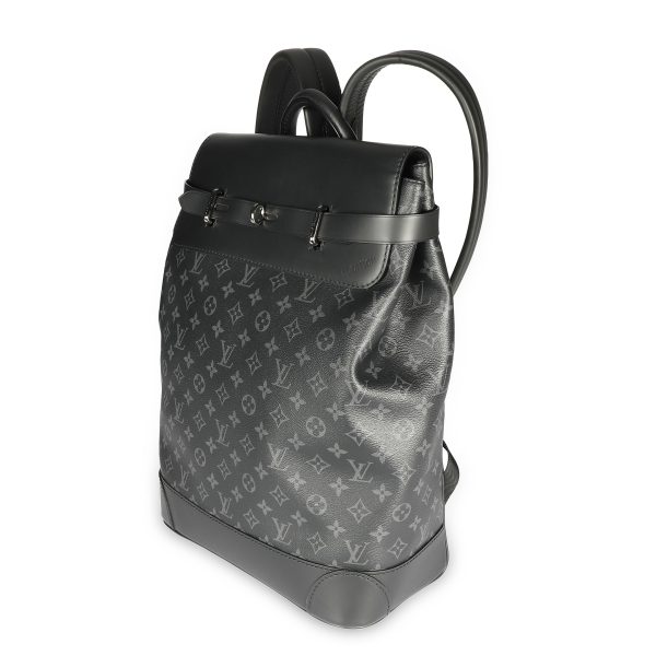 108284 sv b44caff1 e4f7 43fc ab10 c081b2f21e16 Louis Vuitton Black Monogram Eclipse Steamer Backpack