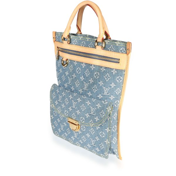 108286 sv 252e2436 d81f 4392 8055 7f221637ae93 Louis Vuitton Monogram Denim Sac Plat