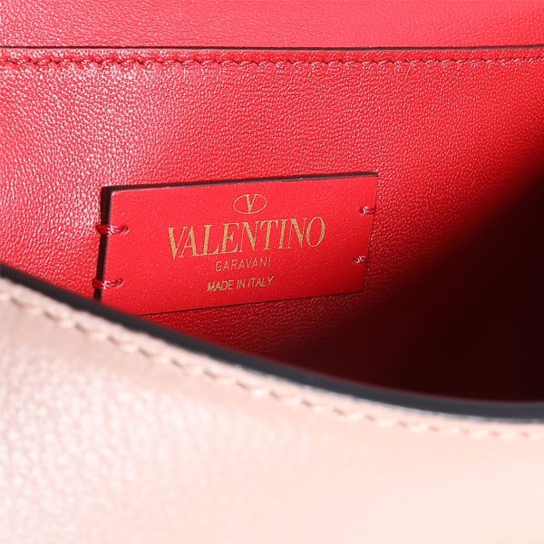 108287 ad2 4b9d987c 14b1 49c9 b7d2 30ffe867b3f2 Valentino Rose Leather VLogo Chain Shoulder Bag