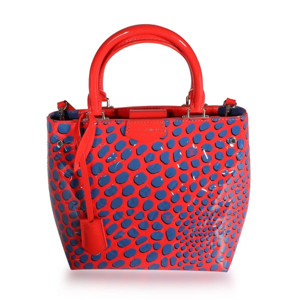 108300 fv 4575636f 715b 431d a52c 1269602946be Louis Vuitton Limited Edition Red Blue Vernis Jungle Dots Tote