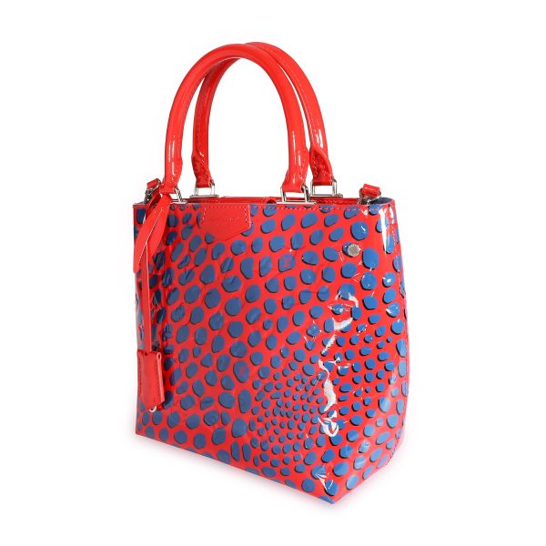 108300 sv de1e7d2b e60d 45ba a7aa 832aba249cd7 Louis Vuitton Limited Edition Red Blue Vernis Jungle Dots Tote