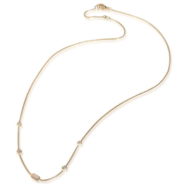 108348 pv David Yurman Novella Diamond Necklace in 18K Yellow Gold 022 CTW