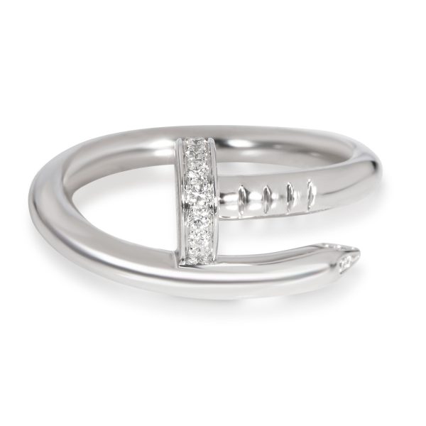 Rings Cartier Juste un Clou Diamond Ring in 18K White Gold 011 CTW