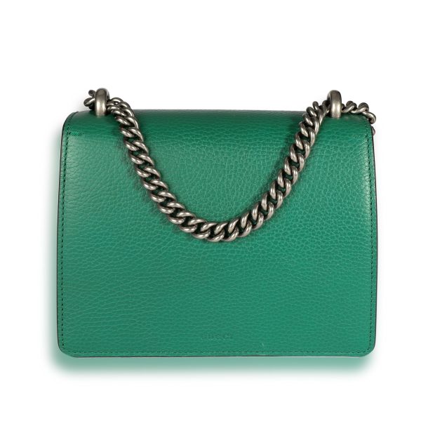 108414 pv Gucci Green Leather Crystal Mini Dionysus Bag