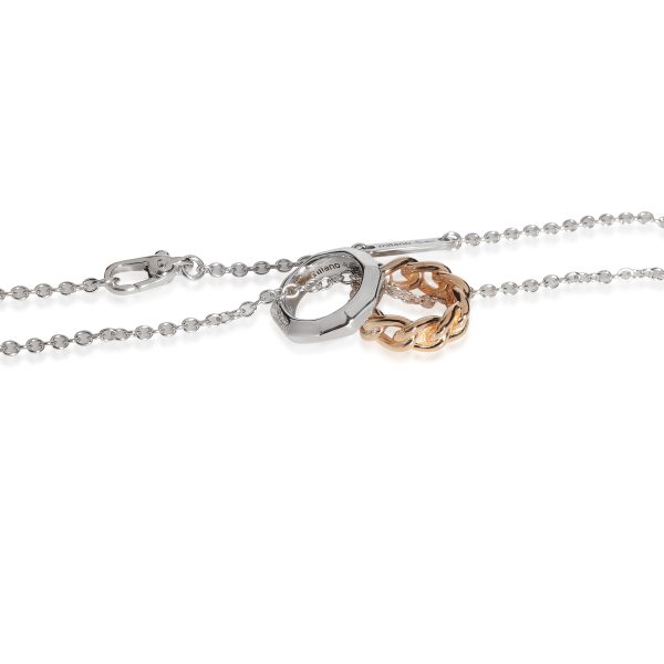 108418 clasp 95af388b 4928 4b5b 9773 10ef619f3bb2 Pomellato Milano Necklace in 18K White Rose Gold