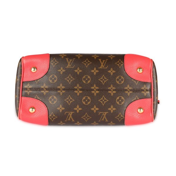 108484 stamp 8a5809f8 5e7c 4446 a4ac bbfe1bf41ed9 Louis Vuitton Poppy Leather Monogram Canvas Retiro Satchel