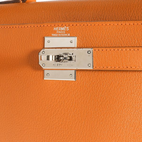 108496 ad2 Hermès Potiron Chévre Sellier Kelly 28 PHW