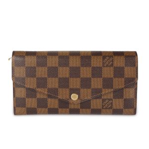 108511 fv Louis Vuitton Damier Neverfull PM Tote Bag Brown Gold Hardware