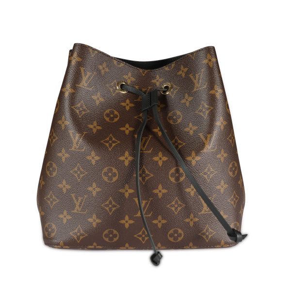 108519 fv ec89366f 8e0a 47e1 bb6d b1671f7599f1 Louis Vuitton Monogram Canvas Black Leather NéoNoé MM