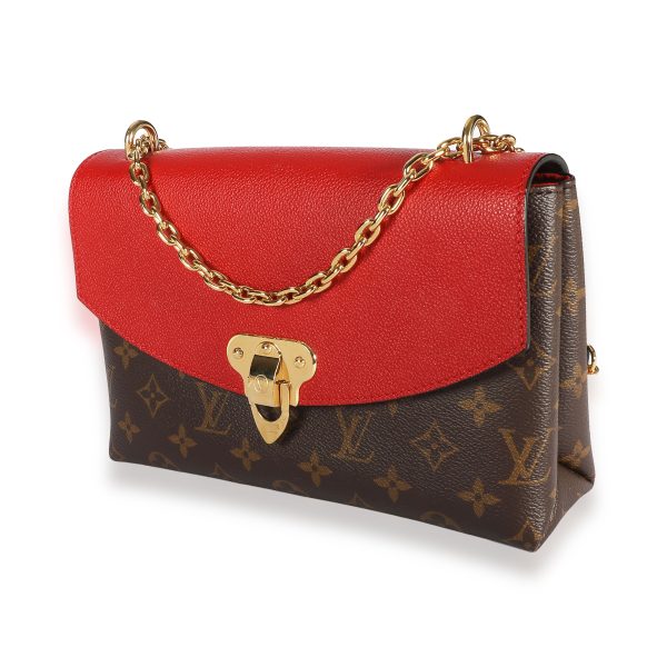 108532 sv Louis Vuitton Monogram Canvas Cerise Leather Saint Placide Bag