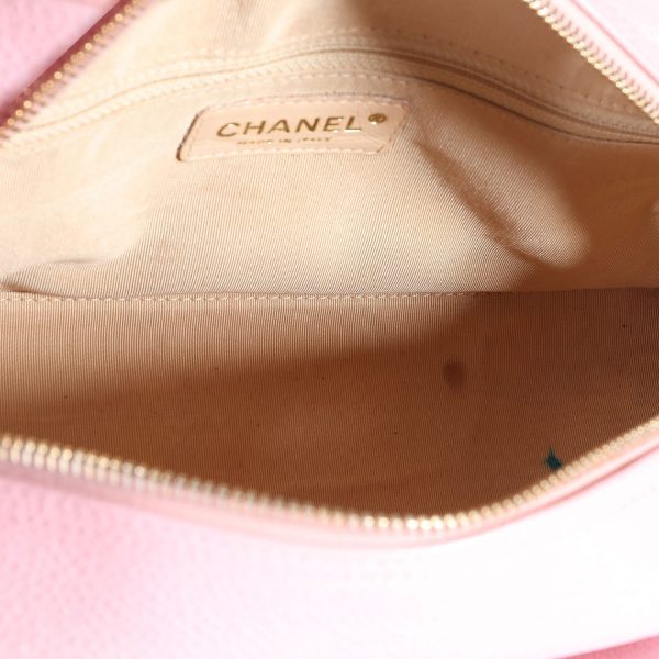 108617 av 0fb7851d b64b 4ca5 aef3 dde0b25b0183 Chanel Pink Caviar Quilted Timeless Small Bowler Bag