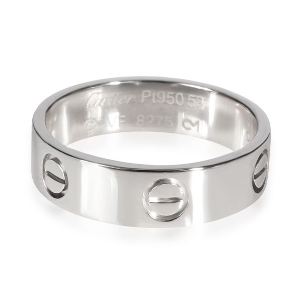 Rings Cartier Love Ring in Platinum 55 mm