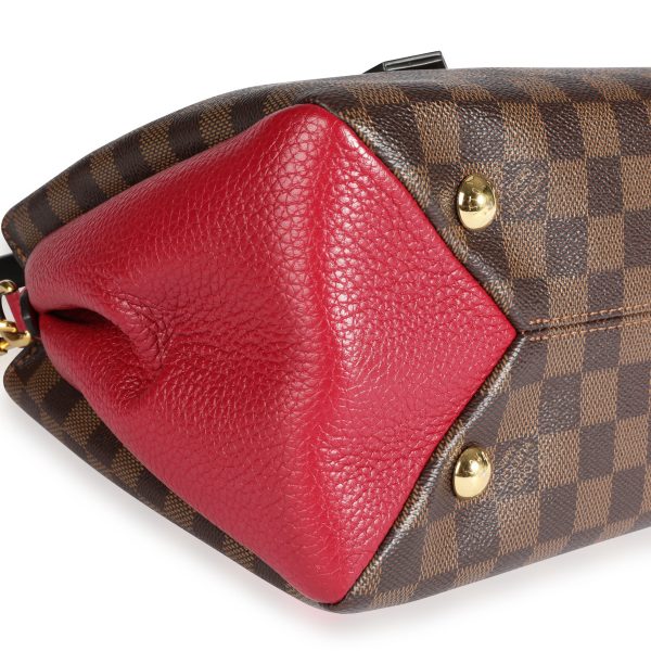 108919 box Louis Vuitton Damier Ebene Bordeaux Taurillon Leather Brittany Bag