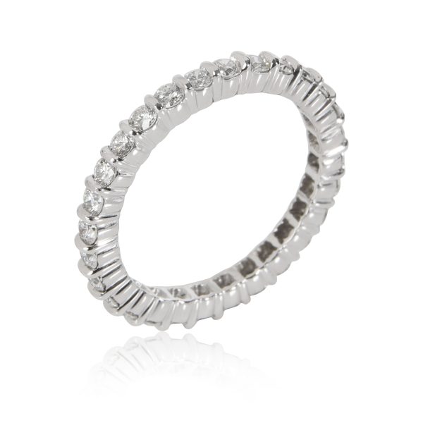 109013 av Bar Set Diamond Eternity Band in 18K White Gold 090 CTW