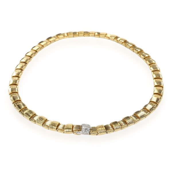 109080 bv a827d991 9e34 47d8 a02b b6a857a75d58 Roberto Coin Appasionata Diamond Necklace in 18K Yellow Gold 016 CTW