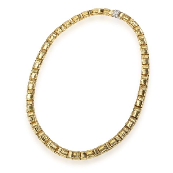 109080 pv 272323d8 51ba 4509 aab2 19b27a15c2a8 Roberto Coin Appasionata Diamond Necklace in 18K Yellow Gold 016 CTW