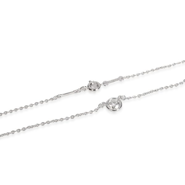 109321 clasp Tiffany Elsa Peretti Diamonds by the Yard Diamond Pendant in Platinum 038 ctw