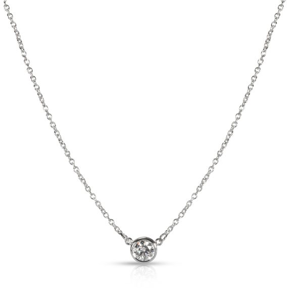 109321 fv Tiffany Elsa Peretti Diamonds by the Yard Diamond Pendant in Platinum 038 ctw